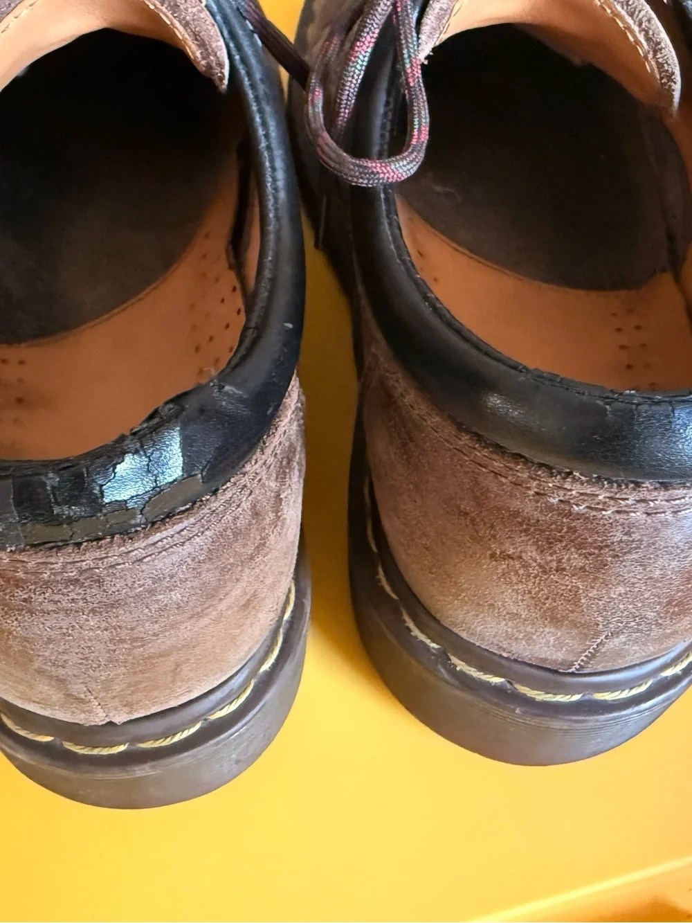 Dr. Martens Brown Leather Oxford Shoes | Chunky Sole | Unisex Size 10